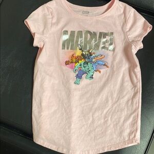Marvel Kids Pink Graphic T-Shirt